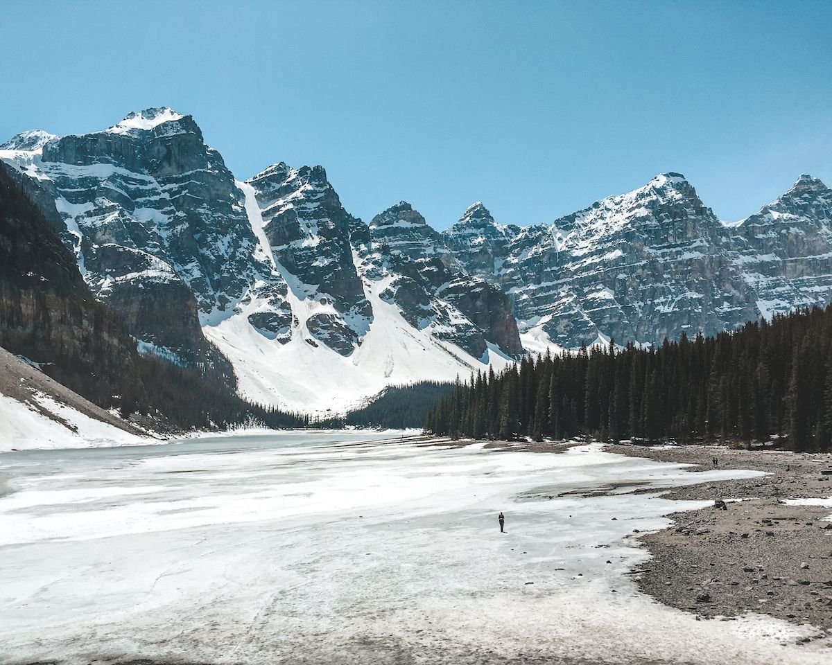 road trip from vancouver to banff in winter