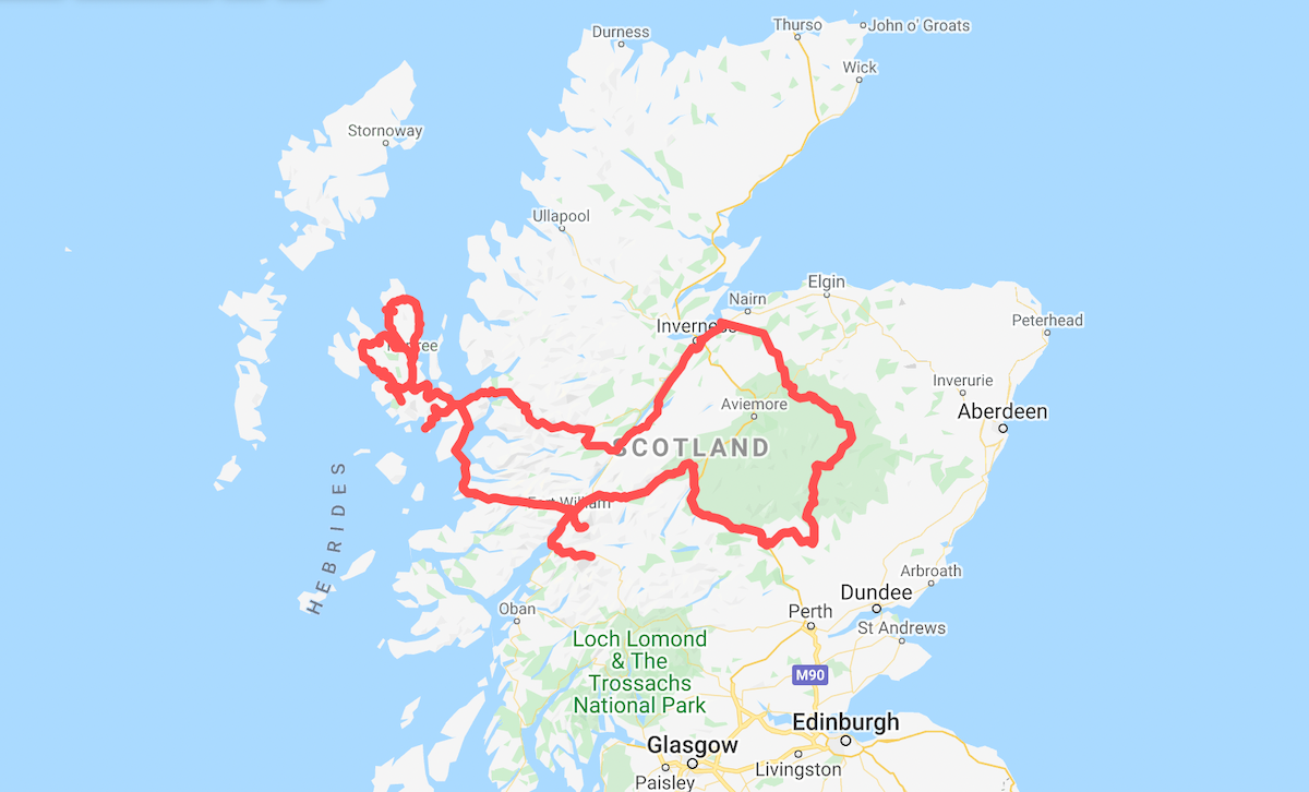 scotland road trip itinerary 10 days