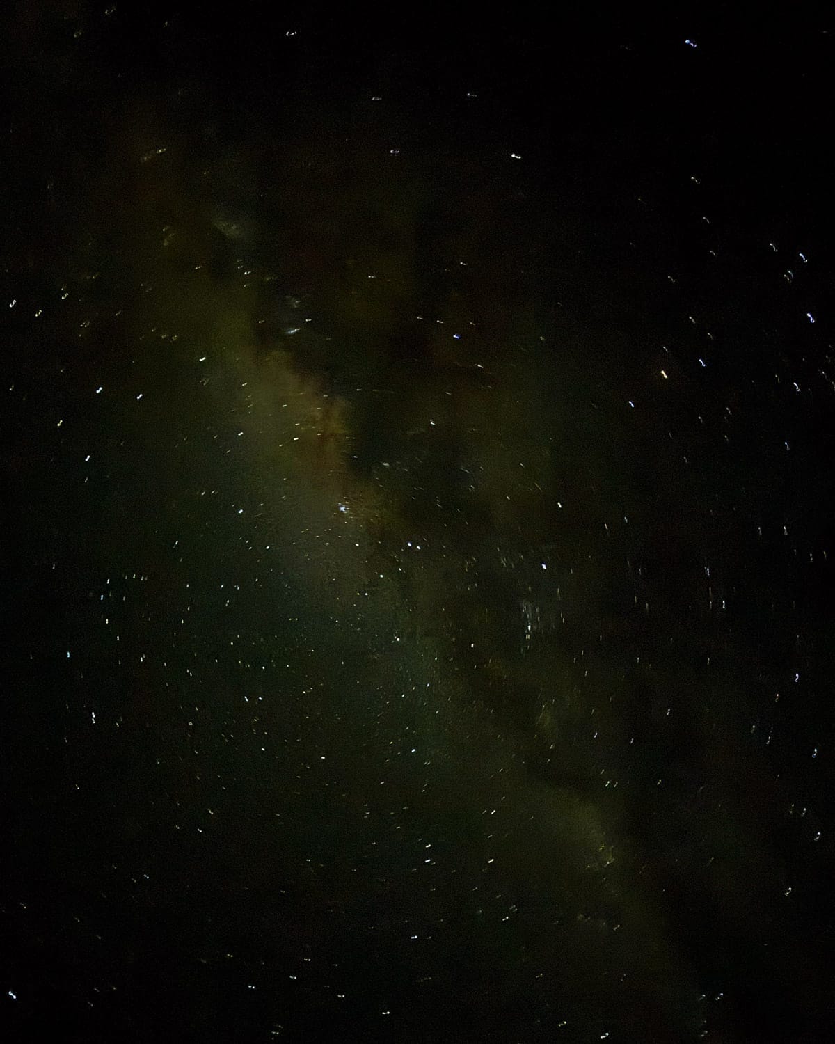 Bright Milky Way and thousands of stars visible over the remote desert at Bodega Colome.