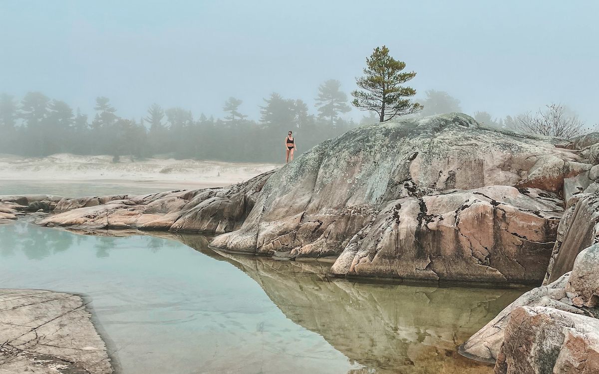 How to get to Bathtub Island - Lake Superior's hidden swimming hole