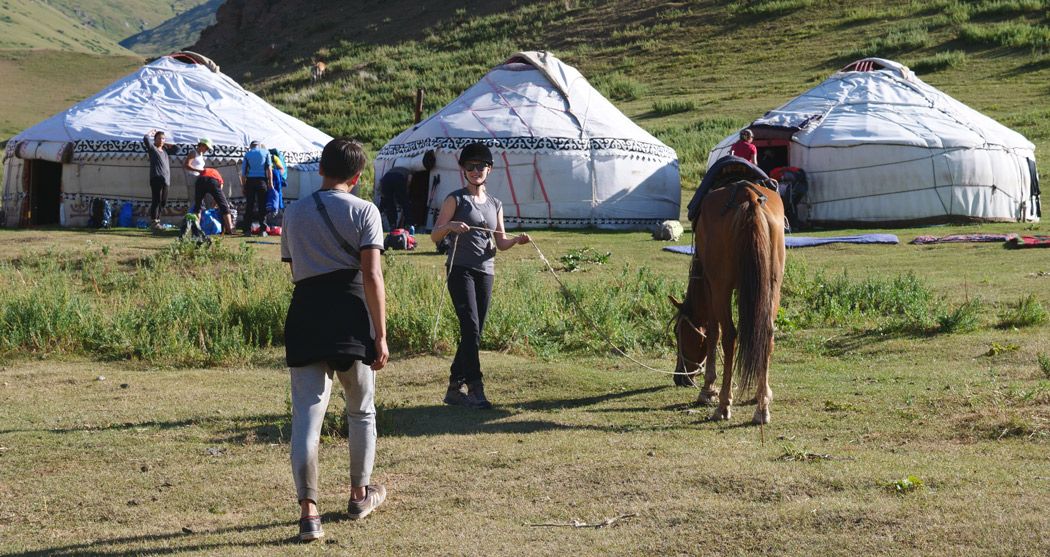 Nomads in Kyrgyzstan