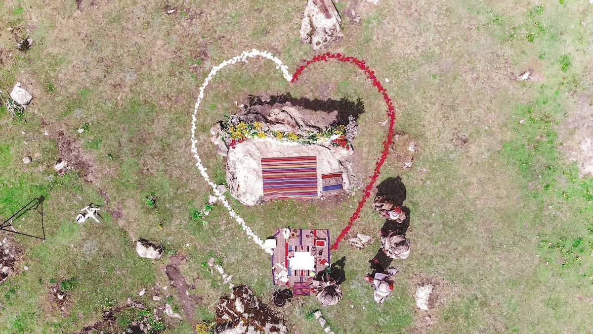 Our Andean Wedding in Peru During our trek to Machu Picchu